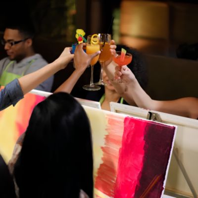 Paint Night at Top Shelf Ice Bar and Grill 